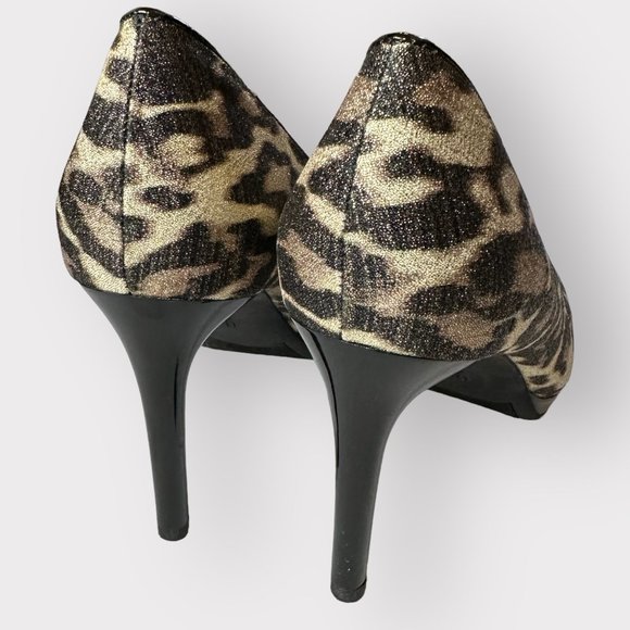 Bandolino Classic DYRE LEOPARD Pumps Heels Sz 8M - Picture 4 of 7